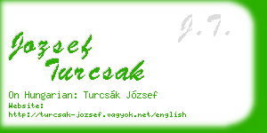jozsef turcsak business card