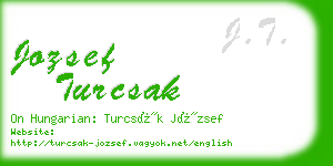 jozsef turcsak business card